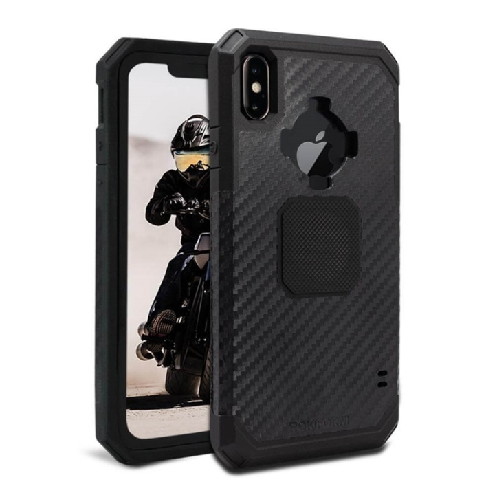 Rokform Mobilcover Rugged Mountsystem iPhone Xs Max Sort i gruppen SMARTPHONES & TABLETS / Mobil Beskyttelse / Apple / iPhone XS Max / Cover hos TP E-commerce Nordic AB (38-91393)