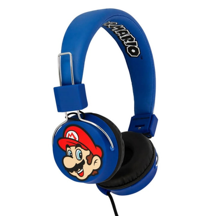 Super Mario Høretelefoner On-Ear Tween 95db Mario & Luigi i gruppen HJEMMEELEKTRONIK / Lyd & billede / Hovedtelefoner & Tilbehør / Hovedtelefoner hos TP E-commerce Nordic AB (38-91498)