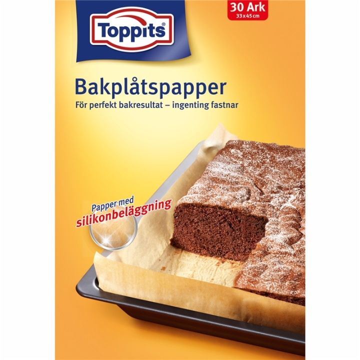 Toppits Bakplåtspapper Ark 33X45cm 30a i gruppen HJEM, HUS & HAVE / Køkkenredskaber / Øvrige køkkenredskaber hos TP E-commerce Nordic AB (38-91642)