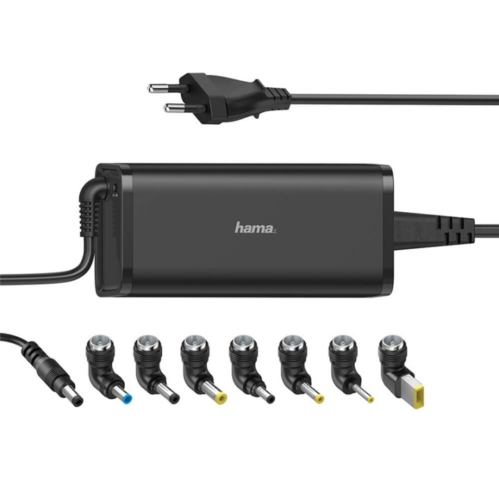 HAMA Notebook Strømforsyning Universal 100-240V 15-19V/90W 8x Adaptere i gruppen COMPUTERTILBEHØR / Kabler og adaptere / Elkabler hos TP E-commerce Nordic AB (38-91859)