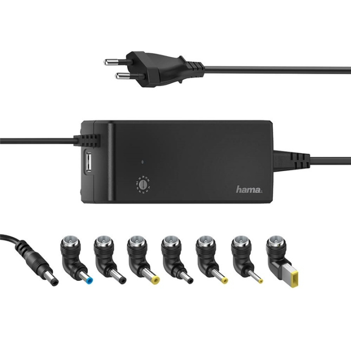 Hama Nätdel Notebook Universal 100-240V 12-22V/90W 8x Adapter i gruppen COMPUTERTILBEHØR / Kabler og adaptere / Elkabler hos TP E-commerce Nordic AB (38-91860)
