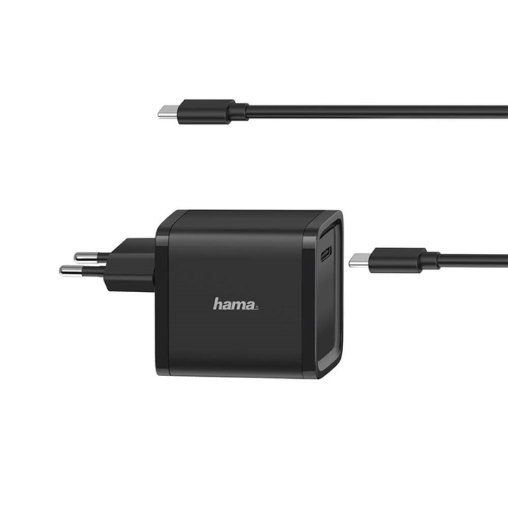 Hama Nätdel Notebook USB-C 100-240V 5-20V/45W i gruppen COMPUTERTILBEHØR / Kabler og adaptere / Elkabler hos TP E-commerce Nordic AB (38-91861)