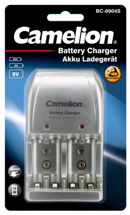 Camelion BC0904S, batteriladdare, utan batt, i gruppen HJEMMEELEKTRONIK / Batterier og opladere / Batterioplader hos TP E-commerce Nordic AB (38-92033)