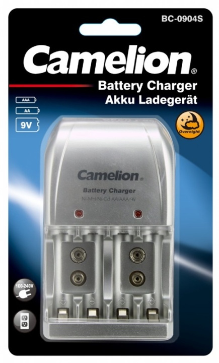 Camelion BC0904S, batterioplader, uden batt, i gruppen HJEMMEELEKTRONIK / Batterier og opladere / Batterioplader hos TP E-commerce Nordic AB (38-92033)