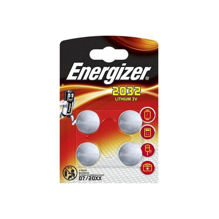 Energizer Batteri CR2032 Lithium 4-pak i gruppen HJEMMEELEKTRONIK / Batterier og opladere / Batterier / Knapcelle hos TP E-commerce Nordic AB (38-92064)