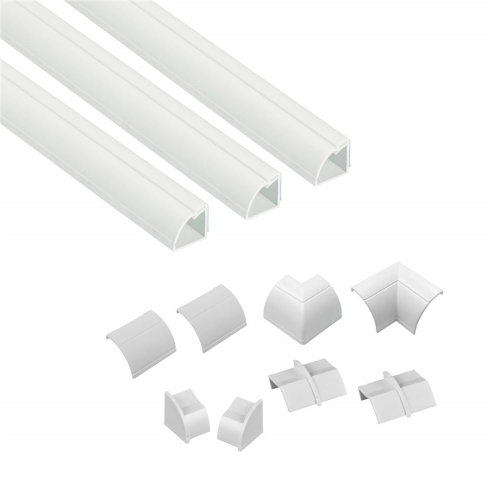 D-LINE Kabelkanal Kit 22x22mm 3x Kabelkanal/Tillbehör 1.0m i gruppen HJEMMEELEKTRONIK / Kabler og adaptere / Kabelhåndtering hos TP E-commerce Nordic AB (38-92066)