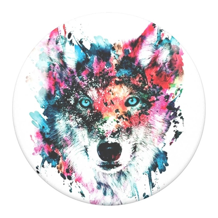 PopSockets PopGrip Wolf i gruppen SMARTPHONES & TABLETS / Øvrigt tilbehør / Popsockets hos TP E-commerce Nordic AB (38-92123)
