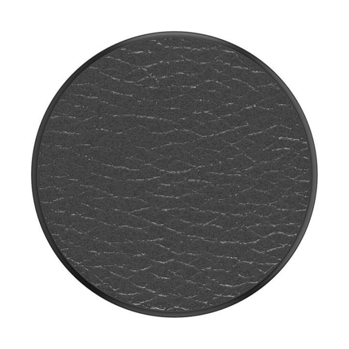 POPSOCKETS Pebbled Vegan Leather Black Aftageligt Greb m. Standerfunktion Premium i gruppen SMARTPHONES & TABLETS / Øvrigt tilbehør / Popsockets hos TP E-commerce Nordic AB (38-92144)