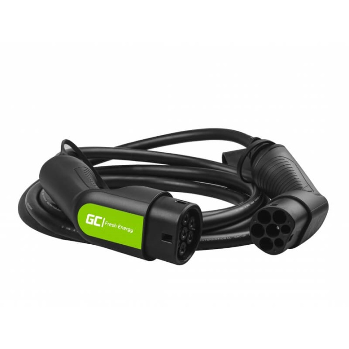 greencell Ladekabel Elbil EV10 Type2 7m 7.2kW 32A 1-FAS Sort IP55 i gruppen BIL / Ladekabler og ladebokse til elbil hos TP E-commerce Nordic AB (38-92194)