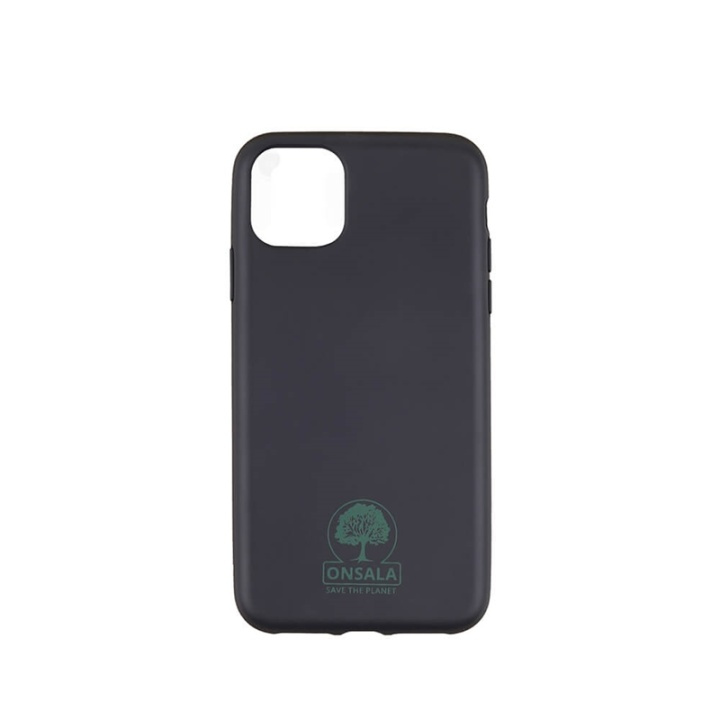 ONSALA ECO Mobilcover iPhone 12 Pro Max Sort i gruppen SMARTPHONES & TABLETS / Mobil Beskyttelse / Apple / iPhone 12 Pro / Cover hos TP E-commerce Nordic AB (38-92262)