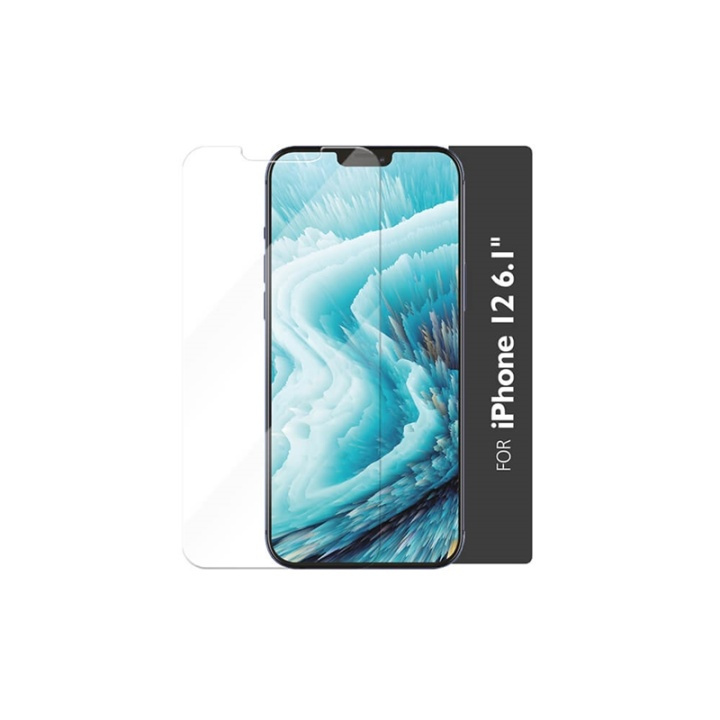 GEAR Hærdet Glas 2.5D Full Cover Klar iPhone 12/12 Pro Incl. Monteringsramme i gruppen SMARTPHONES & TABLETS / Mobil Beskyttelse / Apple / iPhone 12 / Skærmbeskyttelse hos TP E-commerce Nordic AB (38-92417)