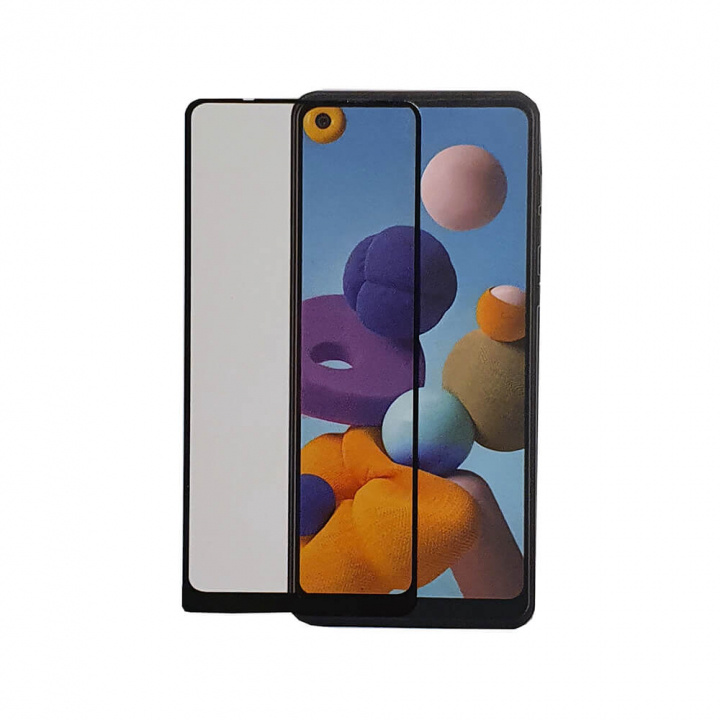 Gear Hærdet Glas 2.5D Full Cover Samsung A21s i gruppen SMARTPHONES & TABLETS / Mobil Beskyttelse / Samsung hos TP E-commerce Nordic AB (38-92419)