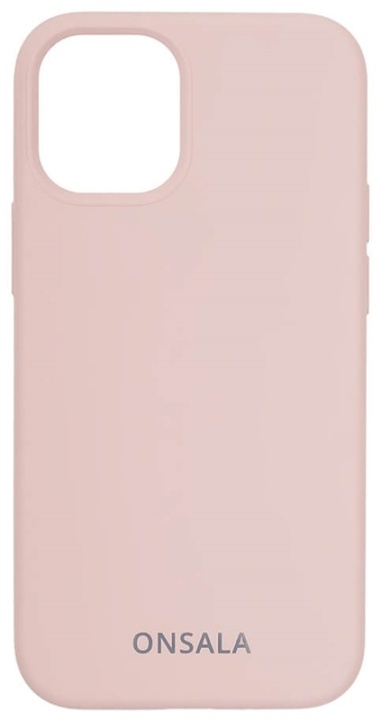 ONSALA Mobilcover Silikone Sand Pink - iPhone 12 Mini i gruppen SMARTPHONES & TABLETS / Mobil Beskyttelse / Apple / iPhone 12 Mini / Cover hos TP E-commerce Nordic AB (38-92444)
