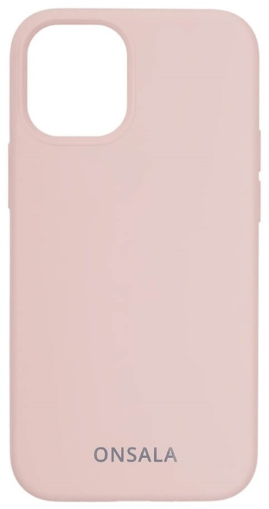 Onsala Mobilskal Silikon Sand Pink iPhone 12 Mini i gruppen SMARTPHONES & TABLETS / Mobil Beskyttelse / Apple / iPhone 12 Mini / Cover hos TP E-commerce Nordic AB (38-92444)