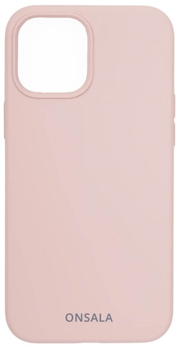 ONSALA Mobilcover Silikone Sand Pink - iPhone 12 / 12 Pro i gruppen SMARTPHONES & TABLETS / Mobil Beskyttelse / Apple / iPhone 12 / Cover hos TP E-commerce Nordic AB (38-92448)