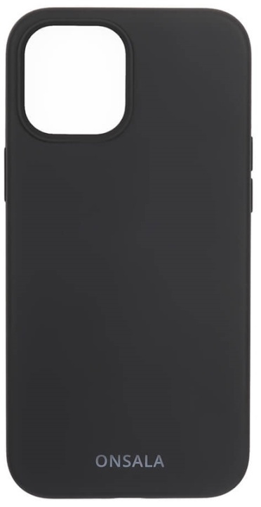 Onsala Mobilcover Silikone Black - iPhone 12 Pro Max i gruppen SMARTPHONES & TABLETS / Mobil Beskyttelse / Apple / iPhone 12 Pro / Cover hos TP E-commerce Nordic AB (38-92450)