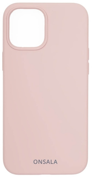 Onsala Mobilskal Silikon Sand Pink iPhone 12 Pro Max i gruppen SMARTPHONES & TABLETS / Mobil Beskyttelse / Apple / iPhone 12 Pro / Cover hos TP E-commerce Nordic AB (38-92452)