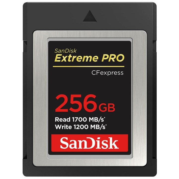 SanDisk Cfexpress Extreme PRO 256GB 1700MB/s 1200MB/s i gruppen HJEMMEELEKTRONIK / Lagringsmedier / Hukommelseskort / CFExpress hos TP E-commerce Nordic AB (38-92502)