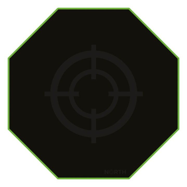 North Floor Pad Pro Gaming 100x100 Green/Black i gruppen COMPUTERTILBEHØR / GAMING / Gaming Stole hos TP E-commerce Nordic AB (38-92535)