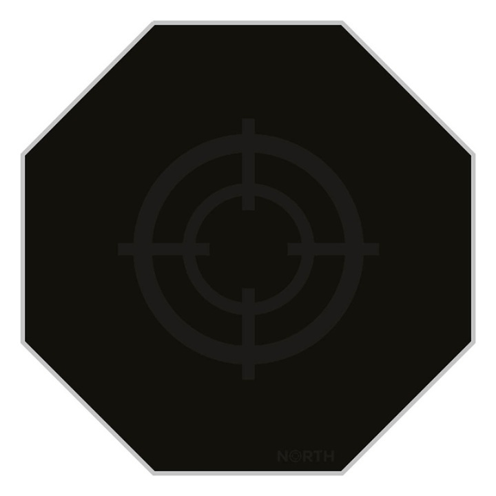 North Floor Pad Pro Gaming 100x100 Silver/Black i gruppen COMPUTERTILBEHØR / GAMING / Gaming Stole hos TP E-commerce Nordic AB (38-92536)