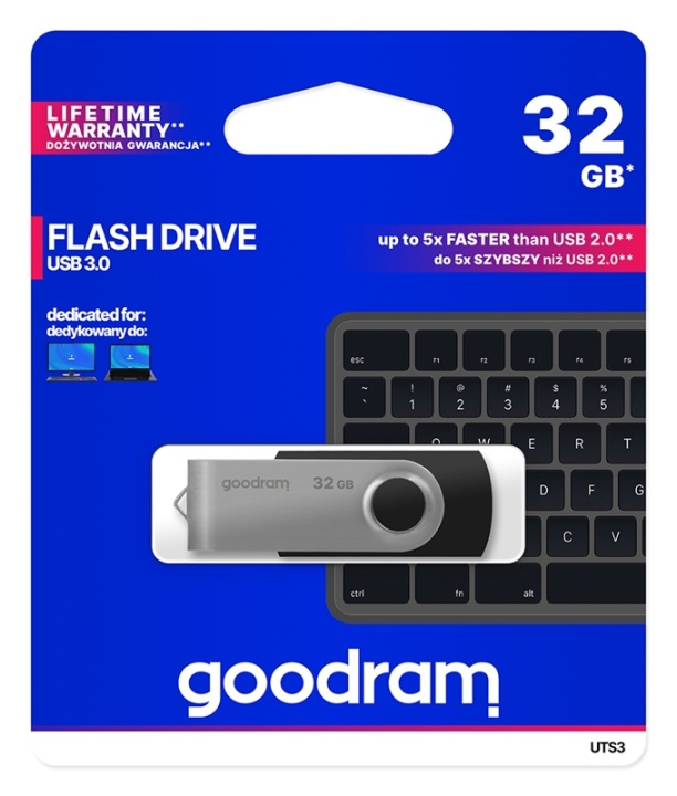 GoodRam TWISTER USB Memory Stick (32GB | USB3.0) i gruppen HJEMMEELEKTRONIK / Lagringsmedier / USB-flash drev / USB 3.0 hos TP E-commerce Nordic AB (38-92587)