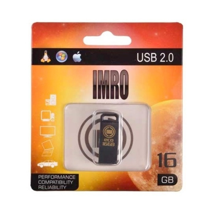 IMRO Pendrive BLACK 16GB i gruppen HJEMMEELEKTRONIK / Lagringsmedier / USB-flash drev / USB 2.0 hos TP E-commerce Nordic AB (38-92599)