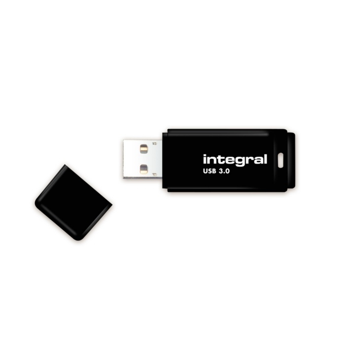 INTEGRAL Pendrive Black (64GB | USB 3.0) i gruppen HJEMMEELEKTRONIK / Lagringsmedier / USB-flash drev / USB 3.0 hos TP E-commerce Nordic AB (38-92612)