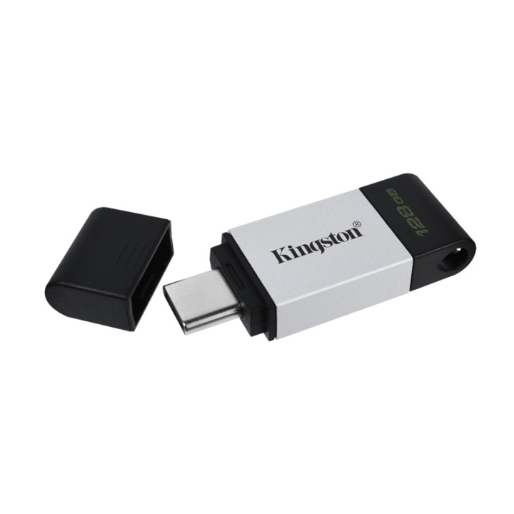 Kingston pendrive DT80 (128GB | USB-C) i gruppen HJEMMEELEKTRONIK / Lagringsmedier / USB-flash drev / USB 3.1 hos TP E-commerce Nordic AB (38-92617)