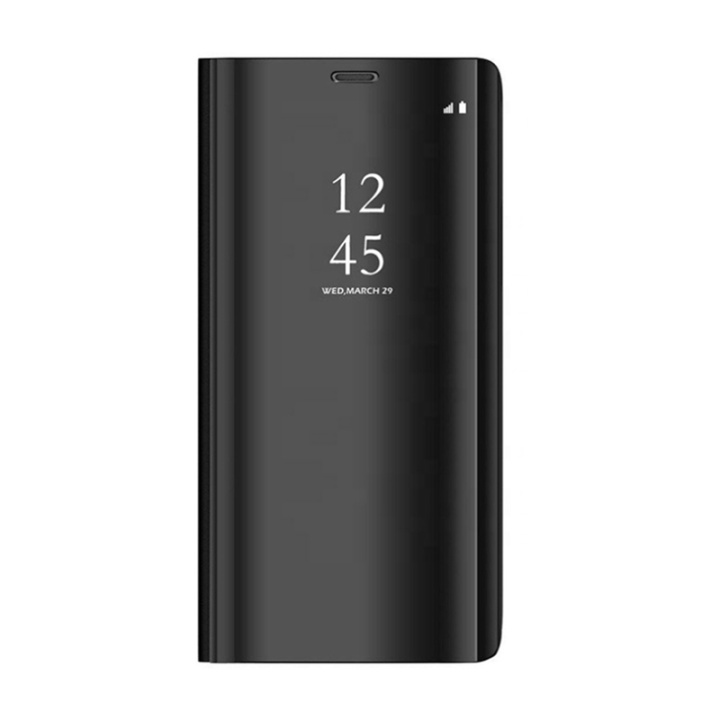 Smart Clear View - mobilcover til Samsung S10 Plus, sort i gruppen SMARTPHONES & TABLETS / Mobil Beskyttelse / Samsung hos TP E-commerce Nordic AB (38-92662)