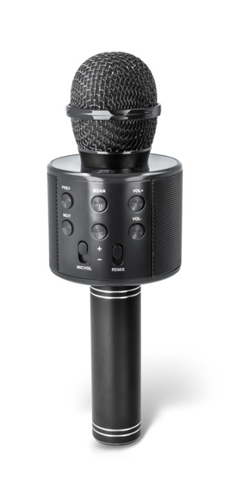 Forever BMS-300 Mikrofon med Bluetooth högtalare, Blå i gruppen HJEMMEELEKTRONIK / Lyd & billede / Håndholdte mikrofoner hos TP E-commerce Nordic AB (38-92730)