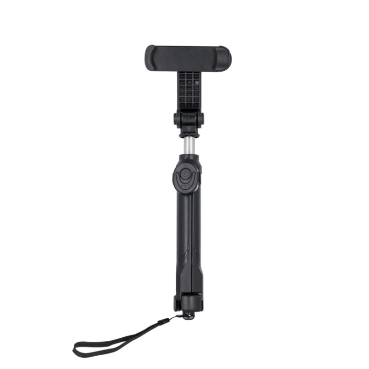 Setty Tripod Selfiestick med Bluetooth och Fjärrkontroll, Svart i gruppen SMARTPHONES & TABLETS / Øvrigt tilbehør / Docks, Stativ og Holder hos TP E-commerce Nordic AB (38-92740)