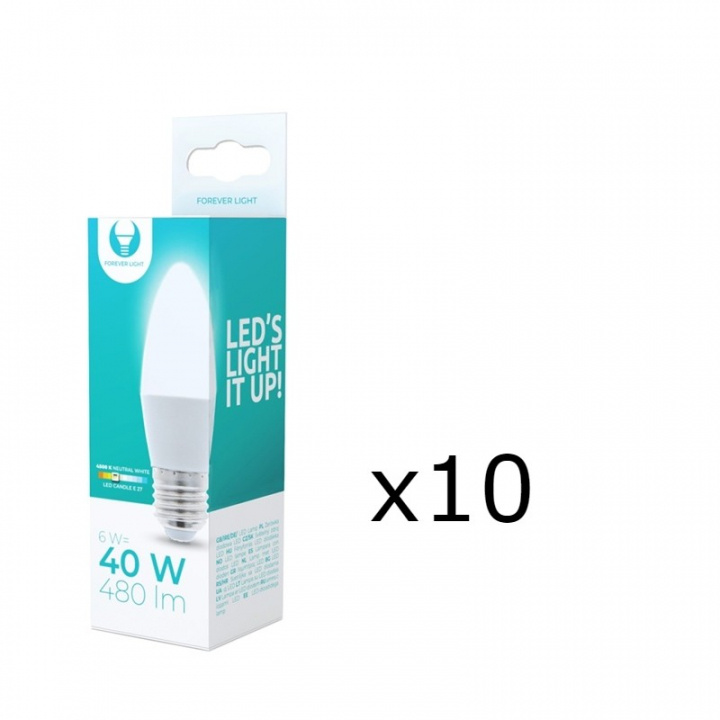 LED-lampe E27, A65, 18W, 230V, 3000K, 10-pak, Varm hvid i gruppen HJEMMEELEKTRONIK / Lys / LED lamper hos TP E-commerce Nordic AB (38-92751-PKT10)