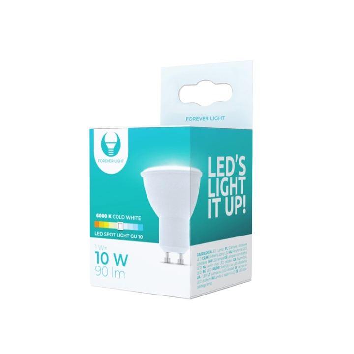 LED-Pære GU10, 1W, 230V, 6000K, Kold Hvid i gruppen HJEMMEELEKTRONIK / Lys / LED lamper hos TP E-commerce Nordic AB (38-92795)