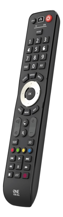 One For All URC 7125 Universal Remote Control Evolve 2 i gruppen HJEMMEELEKTRONIK / Lyd & billede / Tv og tilbehør / Fjernbetjeninger hos TP E-commerce Nordic AB (38-92829)