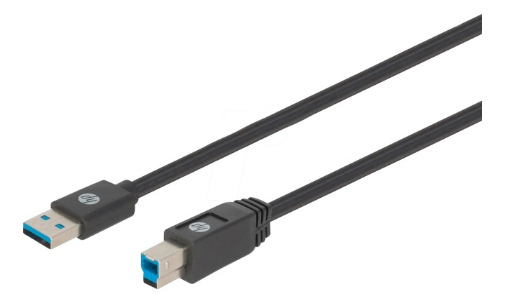 HP USB A to USB B Cable - 1.0m i gruppen COMPUTERTILBEHØR / Kabler og adaptere / USB / Mini-USB / Kabler hos TP E-commerce Nordic AB (38-92866)