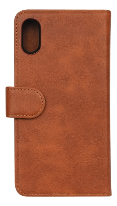 Essentials iPhone XR, PU wallet 3 kort avtagbar, l.brun i gruppen SMARTPHONES & TABLETS / Mobil Beskyttelse / Apple / iPhone XR / Cover hos TP E-commerce Nordic AB (38-92892)