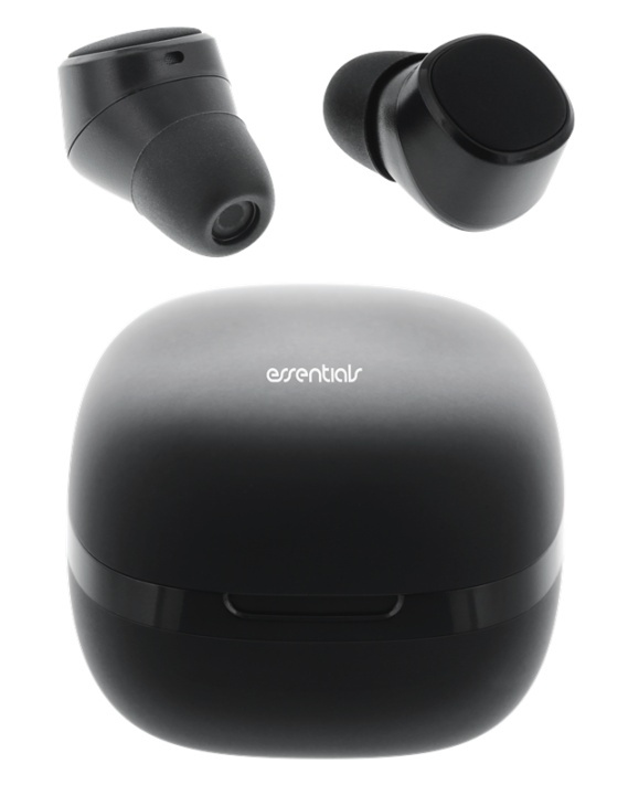 Essentials True Wireless Stereo in-ear, IPX6, Svart i gruppen HJEMMEELEKTRONIK / Lyd & billede / Hovedtelefoner & Tilbehør / Hovedtelefoner hos TP E-commerce Nordic AB (38-92923)