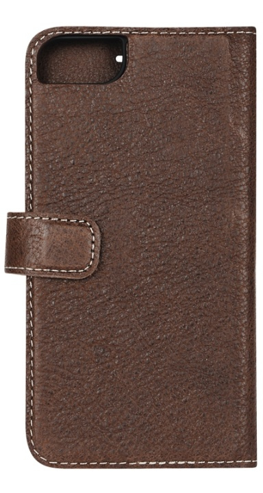 Essentials iPhone 6/7/8/SE (2020), Läder wallet avtagbar, brun i gruppen SMARTPHONES & TABLETS / Mobil Beskyttelse / Apple / iPhone SE (2nd gen & 3rd gen) / Cover hos TP E-commerce Nordic AB (38-92949)