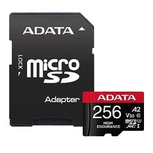 ADATA 256GB UHS-I U3 V30S(R:100MB/s/W:70MB/s) HIGH MicroSD w/adapter i gruppen HJEMMEELEKTRONIK / Lagringsmedier / Hukommelseskort / MicroSD/HC/XC hos TP E-commerce Nordic AB (38-93004)