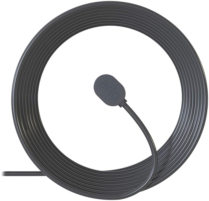 Arlo Outdoor Magnetic Charging Cable, Black i gruppen HJEM, HUS & HAVE / Alarm, Sikkerhed & Overvågning / Overvågningskameraer / Digital (netværk) / Tilbehør hos TP E-commerce Nordic AB (38-93040)