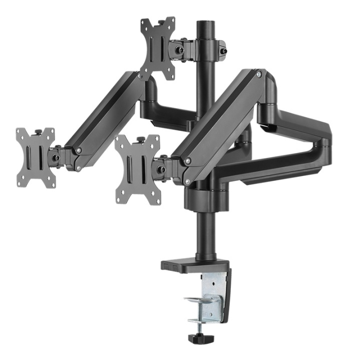 DELTACO Office, triple hydraulisk monitor-arm, 17