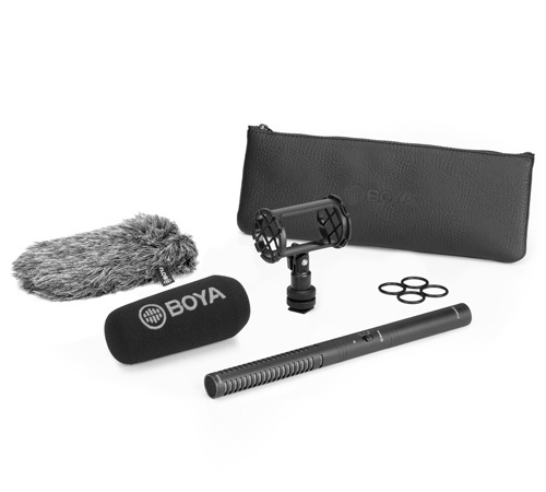 BOYA Professional Shotgun Microphone (Medium) i gruppen HJEMMEELEKTRONIK / Lyd & billede / Håndholdte mikrofoner hos TP E-commerce Nordic AB (38-93102)