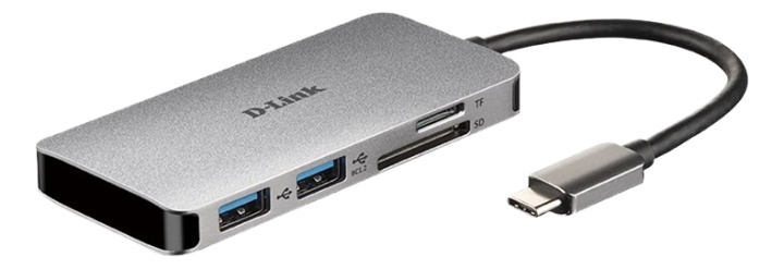 6-in-1 USB-C Hub with HDMI/Card Reader/Power Delivery i gruppen COMPUTERTILBEHØR / Bærbare computere og tilbehør / Docking stationer hos TP E-commerce Nordic AB (38-93258)