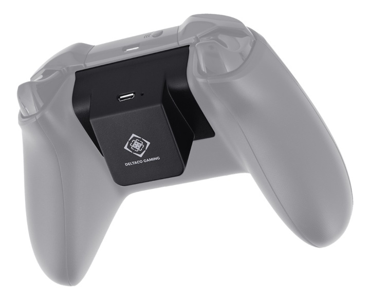 DELTACo GAMING trådlös Qi-receiver med inbyggt batteri till Xbox one k i gruppen HJEMMEELEKTRONIK / Spilkonsoller og tilbehør / Xbox One / Tilbehør hos TP E-commerce Nordic AB (38-93300)