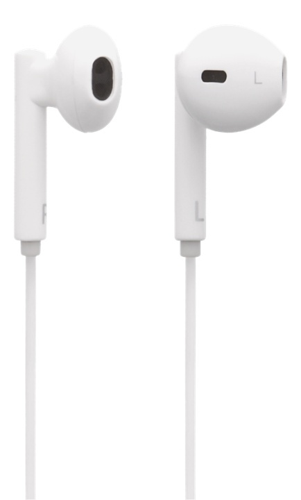 STREETZ in-ear Lightning headset, MFi, volume control, remote, white i gruppen HJEMMEELEKTRONIK / Lyd & billede / Hovedtelefoner & Tilbehør / Hovedtelefoner hos TP E-commerce Nordic AB (38-93333)