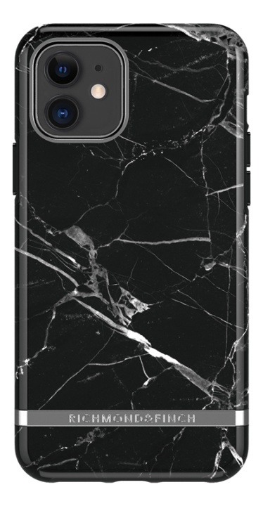 Richmond & Finch Black Marble, iPhone 11, silver details i gruppen SMARTPHONES & TABLETS / Mobil Beskyttelse / Apple / iPhone 11 / Cover hos TP E-commerce Nordic AB (38-93347)