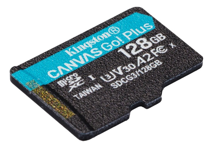 Kingston 128 GB microSDXC Canvas Go Plus 170R A2 U3 V30 uden adapter i gruppen HJEMMEELEKTRONIK / Lagringsmedier / Hukommelseskort / MicroSD/HC/XC hos TP E-commerce Nordic AB (38-93404)