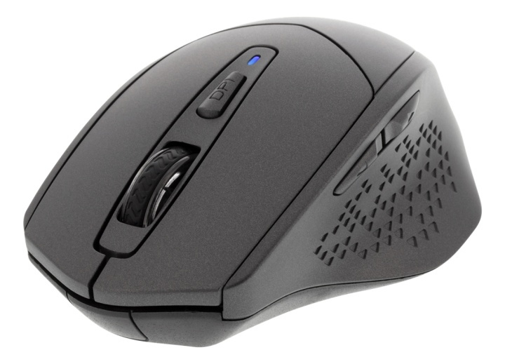 DELTACO silent wireless mouse, bluetooth, 1x AA, 800-1600 DPI, dark gr i gruppen COMPUTERTILBEHØR / Mus og tastatur / Mus / Ledningsfri hos TP E-commerce Nordic AB (38-93469)