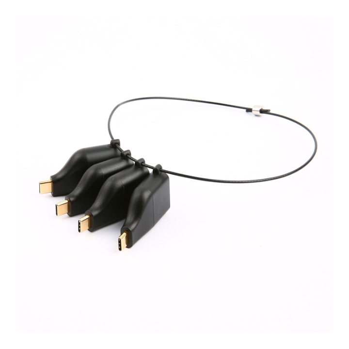 DELTACO Office, USB-C ADAPTER RING, mDP, DP, VGA, HDMI i gruppen COMPUTERTILBEHØR / Kabler og adaptere / USB / USB-C hos TP E-commerce Nordic AB (38-93660)