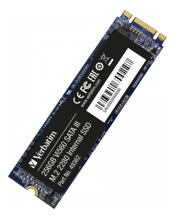 Verbatim Vi560 S3 M.2 SSD 256GB i gruppen COMPUTERTILBEHØR / Computerkomponenter / Harddiske / SSD hos TP E-commerce Nordic AB (38-93668)